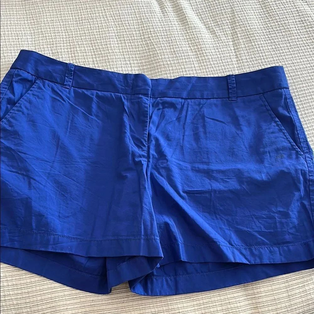J.Crew Chino cotton Blue Shorts size 16